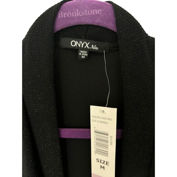 NWT- women’s black cover up by Onyx size M - Picture 4 of 5